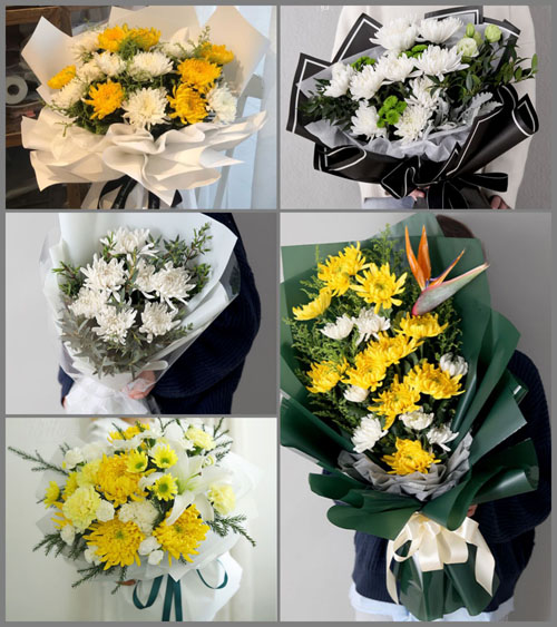 广东肇庆市德庆县永丰镇双城村白事花束代送